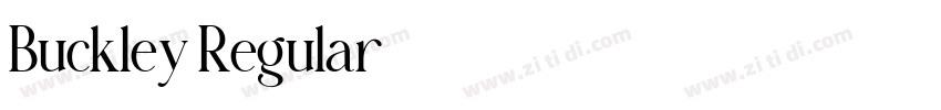Buckley Regular字体转换 Buckley Regular字体转换